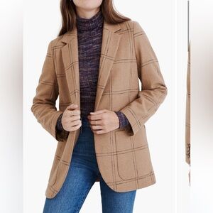 Madewell Larsen windowpane Blazer